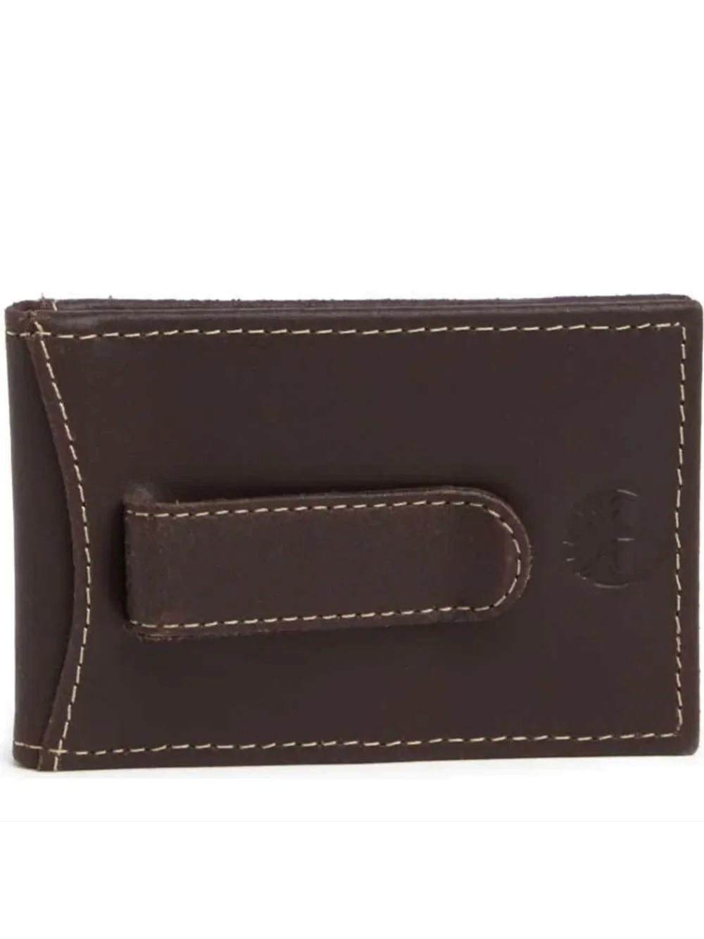 Timberland leather flip clip wallet